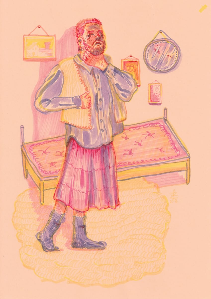 selfportrait-choking-myself-while-trying-on-a-cute-outfit-2023